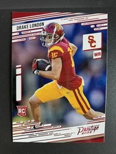 2022 Chronicles Prestige Draft Picks #6 Drake London Rookie Pink