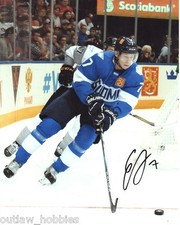 Team Finland Esa Lindell Signed Autographed 8x10 Photo COA