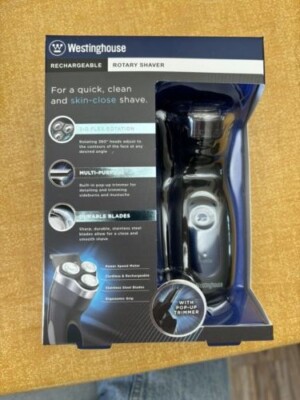 Westinghouse Cordless Rechargeable Rotary Shaver -Multi-Purpose