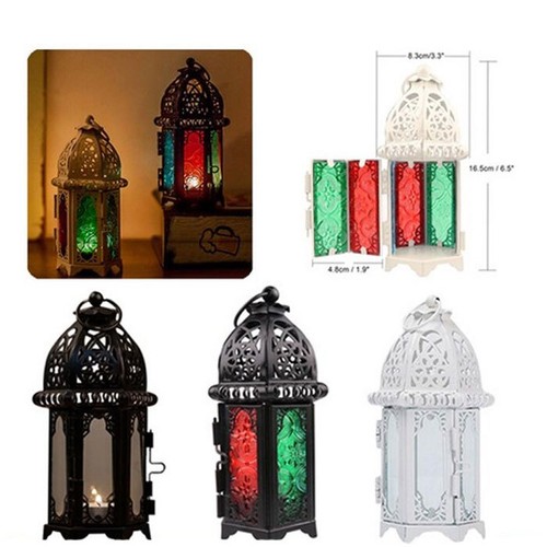 Moroccan Style Iron Candle