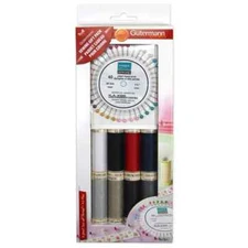 GÜTERMANN 8 pc MCT Sew-all 100m Thread Set + 40 pc Pearl Head Pinwheel