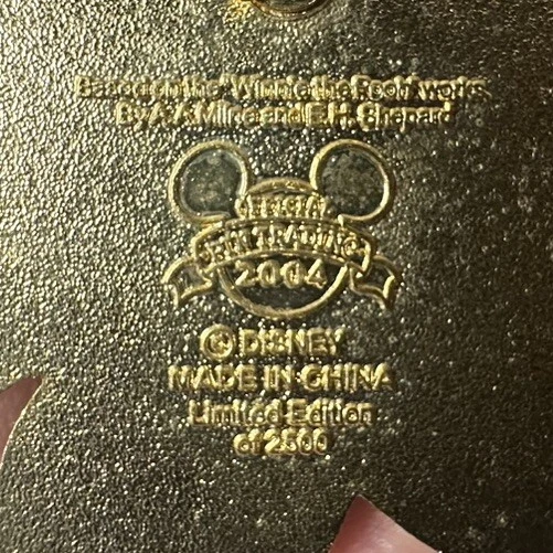 DISNEY WINNE THE POOH FLOWER Pin PURSUIT 2004  YELLOW HONEYSUCKLE LE 2500 - Image 3 of 3