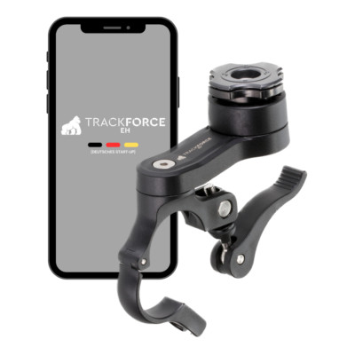 TRACKFORCE - Universal Fahrrad- und Motorradhandyhalterung mit Vibrationsdämpfer