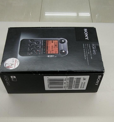 SONY PCM-M10 B Black Audio Linear PCM Recorder Used Junk Japan Free Shipping - Picture 2 of 9