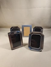 Lot of 5 Small Silver Picture Frames - 4 Burnes Of Boston And 1 Unmarked 072408