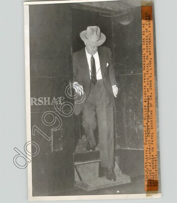 Attorney ROBERT MILLER Steps Down From US MARSHALLS Van 1950s Press Photo