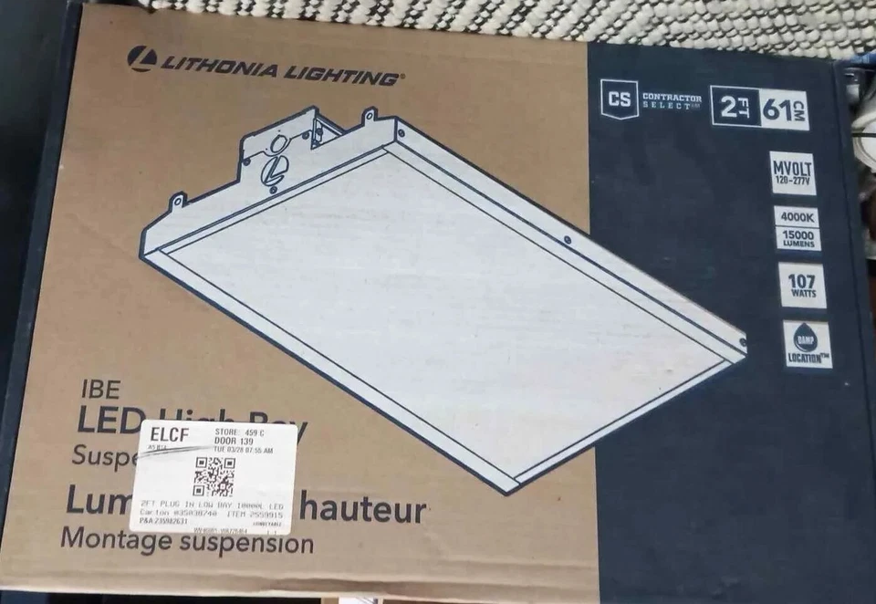 Lithonia Lighting NSB IBE-15LM-MVOLT-40K iluminación interior EA Foto 2 de 4