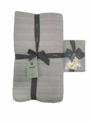 West Elm Listras Quilts, Colchas e Cobre-leitos