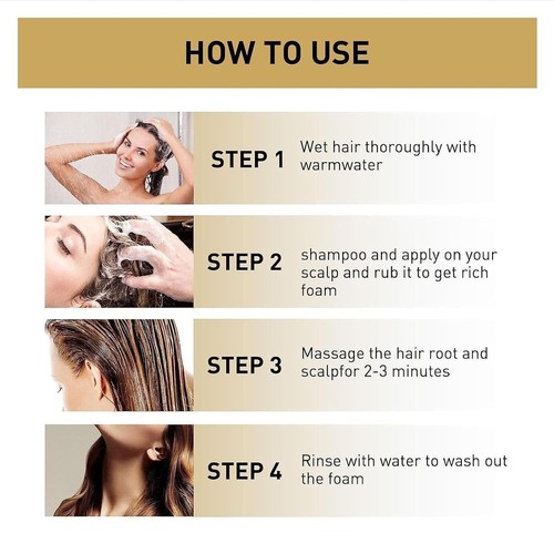 1-2PCS Ginger Plant Extract Anti-Hair Loss Hair Shampoo Natural Herbal Hair care - Picture 9 of 11