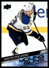 2020-21 UPPER DECK YOUNG GUNS Austin Poganski Rookie St. Louis Blues #460 R77
