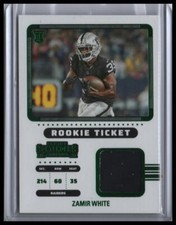 2022 Panini Contenders Zamir White Rookie Ticket Swatches #RTS-ZWH