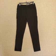 Adrianna Papell Pants Womens Size XS Black Pull On Lightweight NWT
