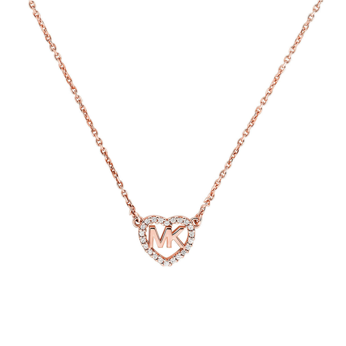 Michael Kors Necklace MKC1244AN791 Heart Rose Gold - Main Image