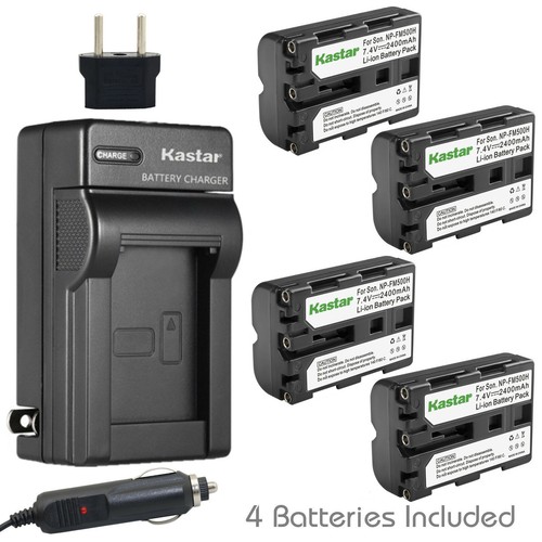Kastar Battery Travel Charger for Sony NP-FM500H & Sony a65 SLT-A65V SLT-A65VB - Picture 6 of 6