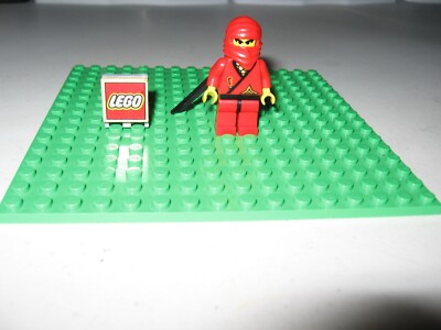 LEGO Castle Red Ninja Minifigure Minifig Lot 2-pack Katana 3052