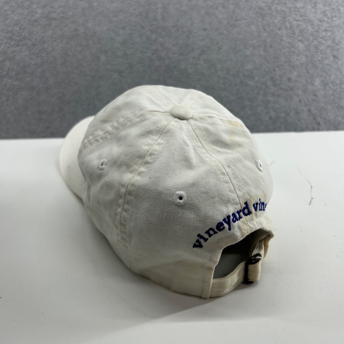 Vineyard Vines White Cap with Flag Whale Logo Shop Classic Logo Baseball Hat at vineyard vines main image 2
