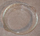Vintage Pyrex 9 inch Clear Glass Pie Plate/Pan # 228 Scalloped Edge Baking Dish