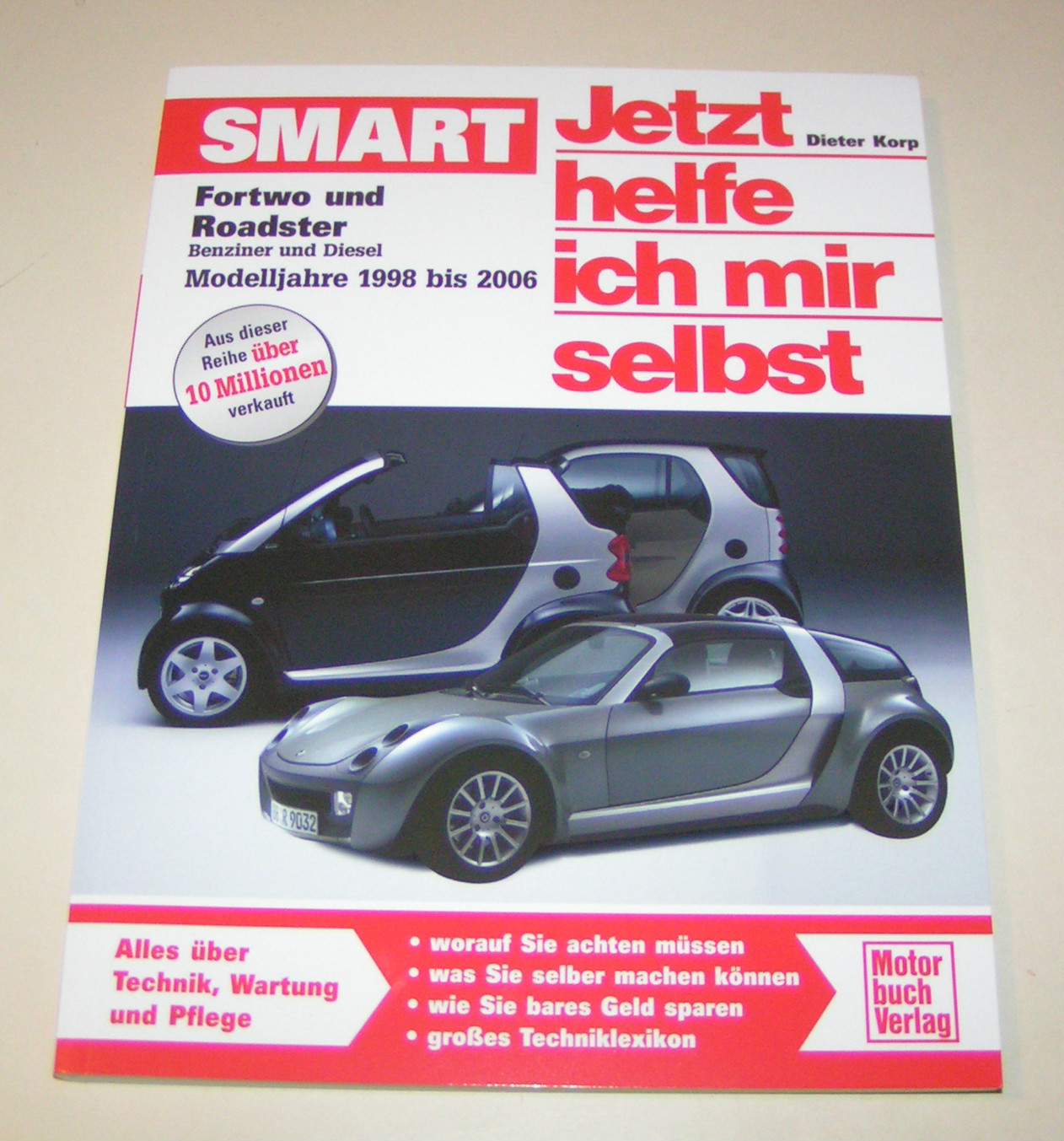 Repair Manual Smart fortwo And Roadster 1998 To 2006 (Paperback)