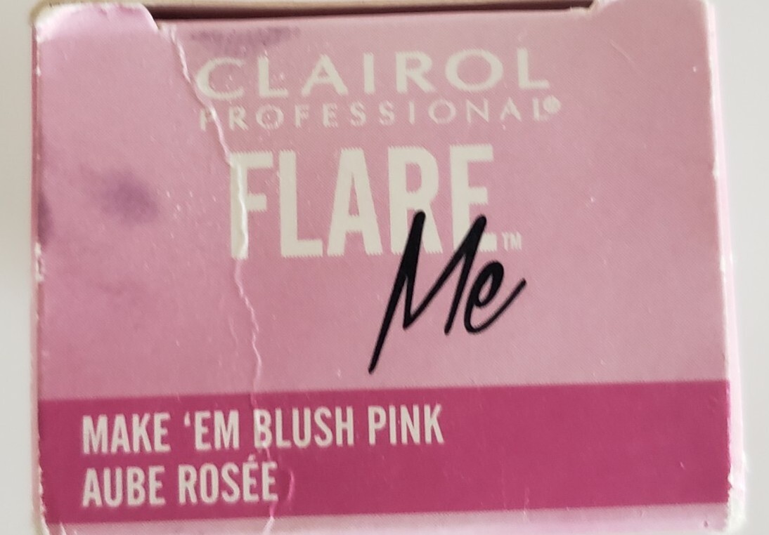 Clairol Professional FlareMe Vivid Permanent Cream Color Make Em Blush Pink Aube