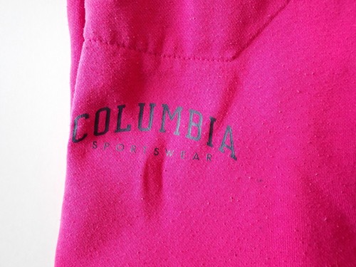 Kids Columbia Joggers Large 14-16 Sweatpants Joggers Active Wear Pink Logo - Picture 2 of 15