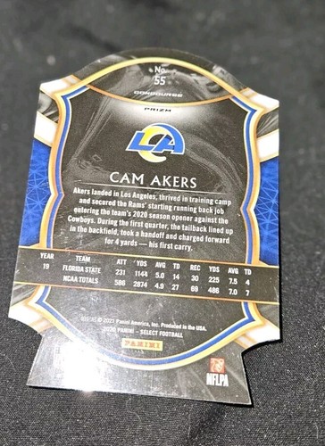 Panini Select Cam Akers RC Die Cut! XFractor Top Zustand! Selten! #55! - Bild 6 von 7