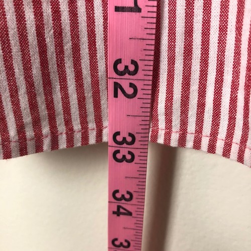 NWT Nautica Girls Cold Shoulder Red Striped Summer Dress Embroidered Floral Sz L - Picture 4 of 10