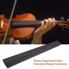 1Pc Ebony Fingerboard Violin Instrument Repair Accessory For 4/4 Size Violins