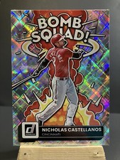 2022 Panini Donruss Baseball Nicholas Castellanos Diamond Bomb Squad #BS-10 Reds