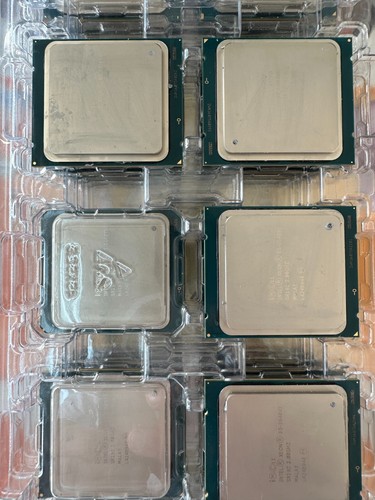 LOT OF 6 INTEL XEON E5-2640 V2 SR19Z 2.00GHZ 7.2GT/S 8-CORE LGA2011 CPU - Picture 1 of 4