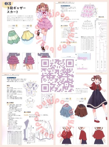 Japanese Cosplay Sewing Design Pattern Book How To Make Cosplay Costume Clothes - Picture 4 of 6