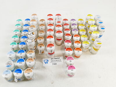 Willi Geller Creation Dental Ceramic Compounds Huge Set Joblot 7481
