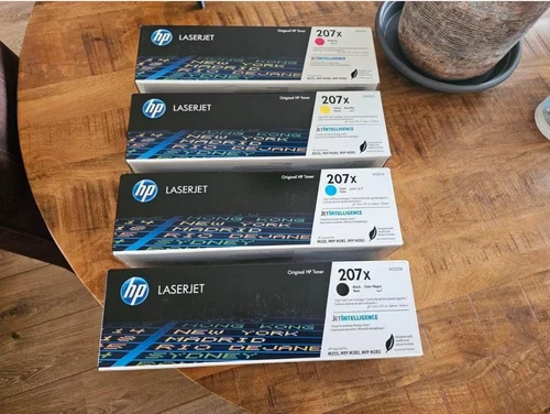 HP TONER 207X (4x) ORIGINAL SET SEALED ( 1 SET = 4 colors)