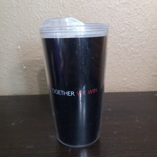 Caesars Entertainment Tumbler With Lid Cup 14 oz Black Plastic BPA Free 3806 - Picture 3 of 6