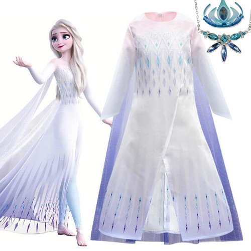 Elsa White Costume Dress 