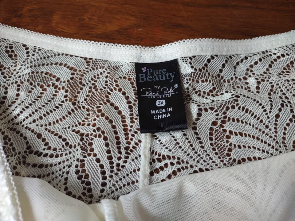 Rene Rofe  Lace Hipster Panties Plus Size 3X Ivory NWOT - Image 2 of 4