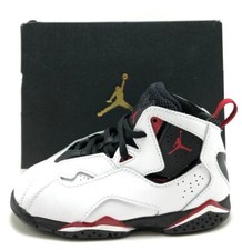 NEW TODDLER Baby Nike Air Jordan True Flight TD White/Black-Red 343797 100
