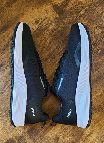 BRONAX Wide Toe Box Running Shoe Cushioned Support Sneaker Men Size 12 Black S73 - Picture 6 of 13