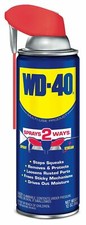 WD-40 Multi-Purpose Lubricant with Smart Straw for Grease Grime Removal,12 oz