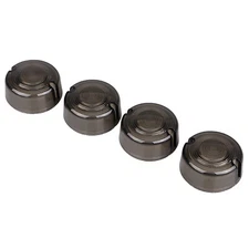 4X Motor Turn Signal Lens Cover Smoke For Harley Softail Dyna Wide Glide FXDWG