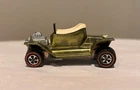 VINTAGE HOT WHEELS REDLINE 1968 HOT HEAP GREEN