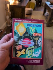 Intellivision Vectron Complete - Manual, Overlays Original Box