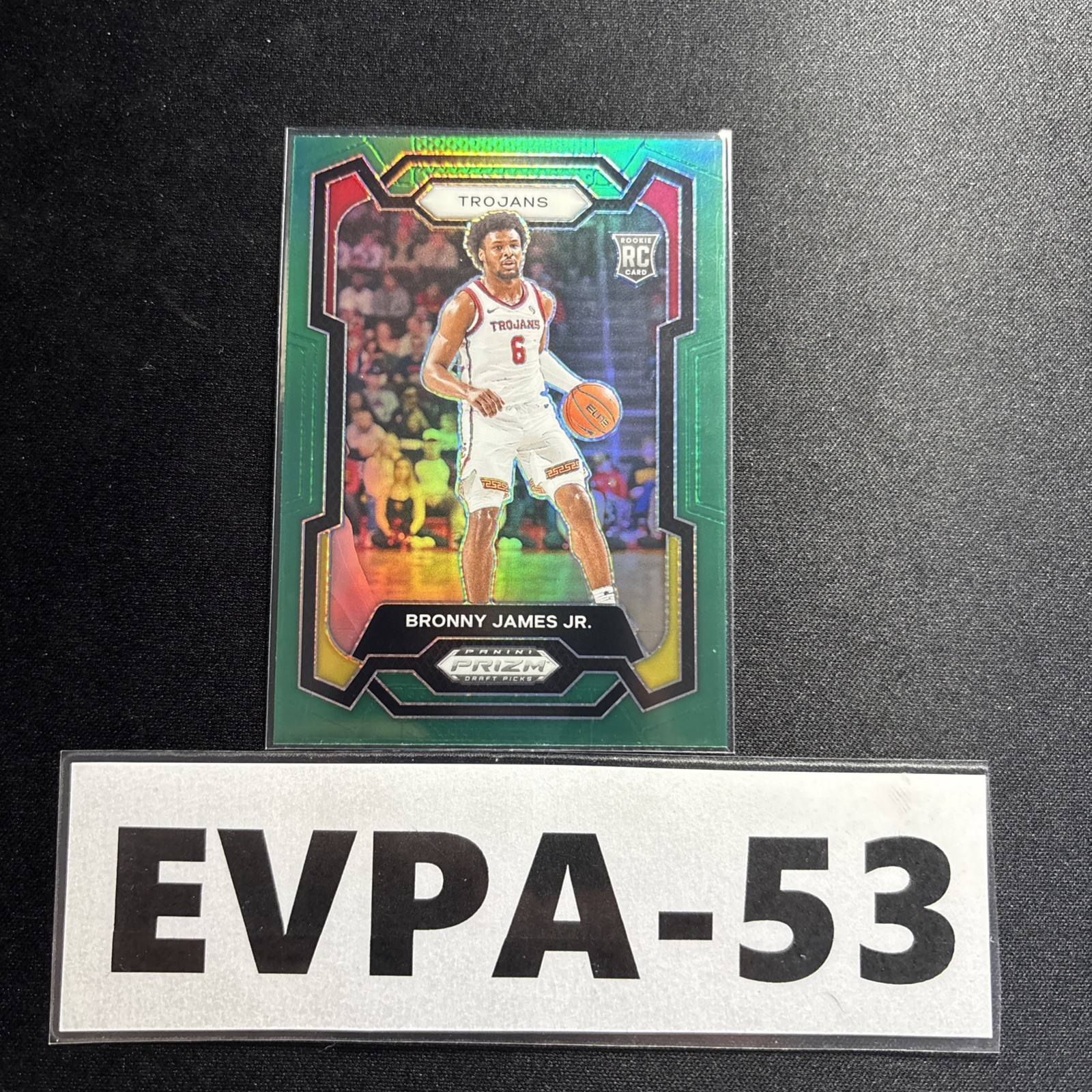 2024 Panini Prizm Draft Picks - Bronny James #86 Green Prizm (RC)