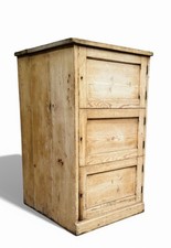 ANTIQUE PINE CUPBOARD LARDER CUPBOARD VICTORIAN UNUSUAL C1870s