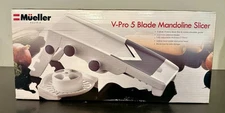 Mueller V-Pro 5 Blade Mandoline Slicer Adjustable & Foldable *NEW - OPEN BOX*