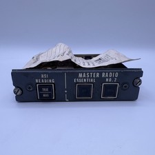 Aircraft HSI Heading True Mag Master Radio Control Panel 25-1559765-103