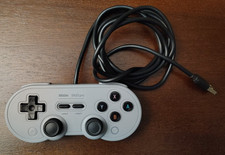 8Bitdo SN30 Pro USB Wired Gamepad Controller for Nintendo Switch, Windows - Gray