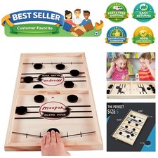 Fast Sling Puck Game - Fast Action Super Foosball Table Desktop Battle Slings...