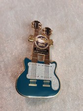 Hard Rock Cafe Panama Megapolis Hotel Double Guitar Pin Closed Location