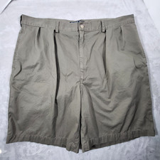 Polo Ralph Lauren Tyler Short Mens Khaki Tan Pleated Cotton Chino Shorts Fits 38