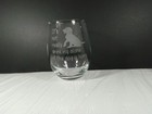 Drinking Dog Wine Glass
